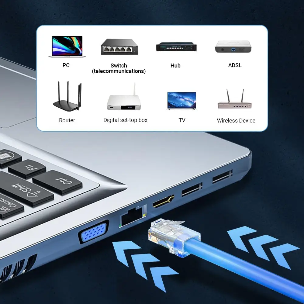 Paquete de 100 Conectores de Paso RJ45 Cat6's photo #4